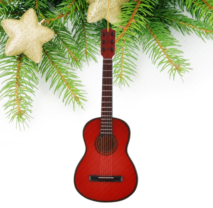 Miniature Red Guitar-TGU12